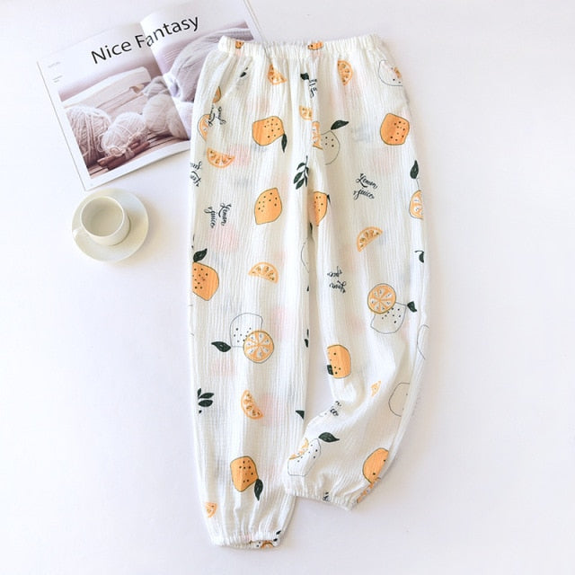 The Fruit Printed Bottoms Original Pajamas-Original Pajamas