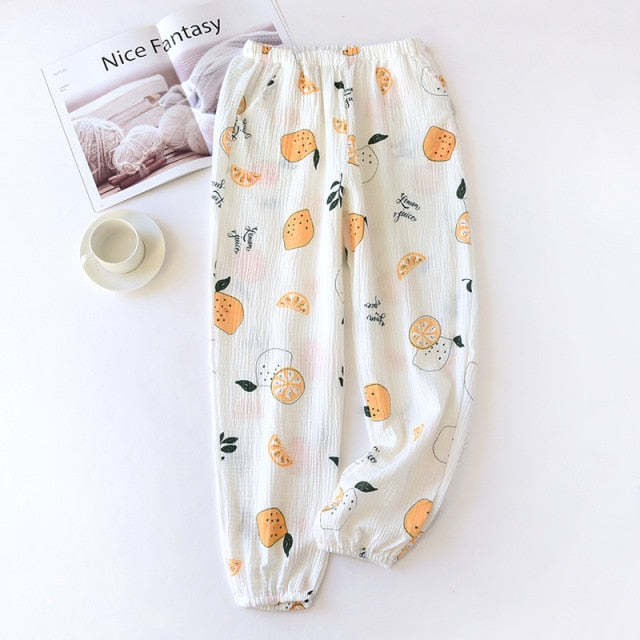 The Fruit Printed Bottoms Original Pajamas-Original Pajamas