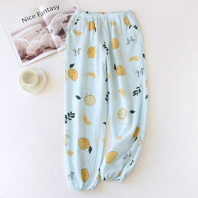 The Fruit Printed Bottoms Original Pajamas-Original Pajamas