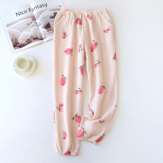 The Fruit Printed Bottoms Original Pajamas-Original Pajamas