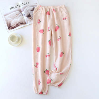 The Fruit Printed Bottoms Original Pajamas-Original Pajamas