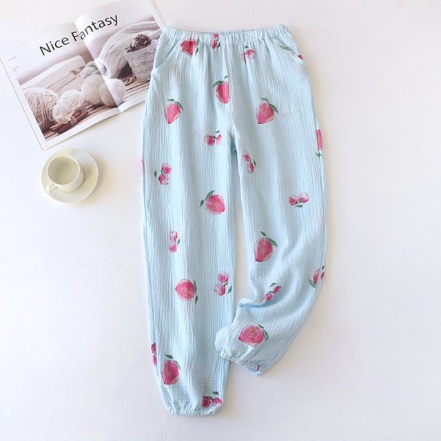 The Fruit Printed Bottoms Original Pajamas-Original Pajamas