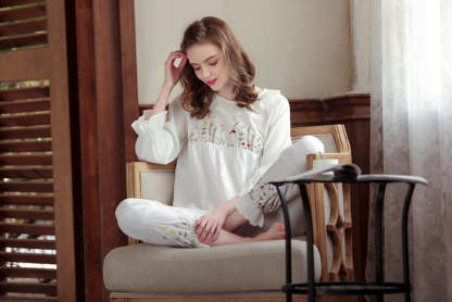 The Flowered Cotton Spring Original Pajamas-Original Pajamas