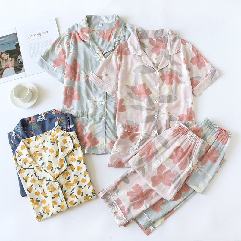 The Flower Grid Original Pajamas-Original Pajamas