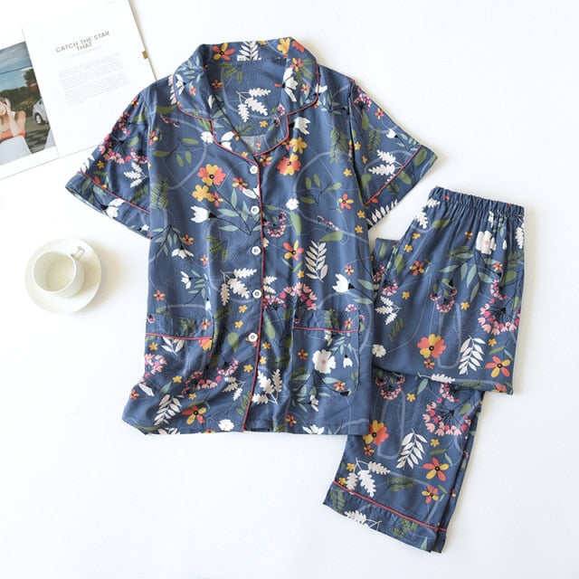 The Flower Grid Original Pajamas-Original Pajamas