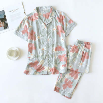 The Flower Grid Original Pajamas-Original Pajamas