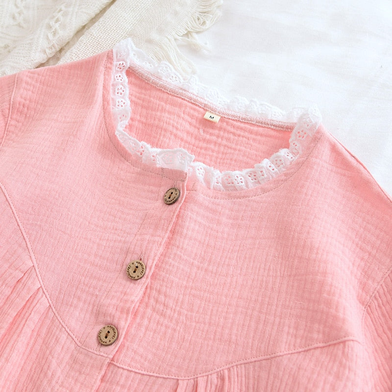 The Lace Collar Original Pajamas-Original Pajamas