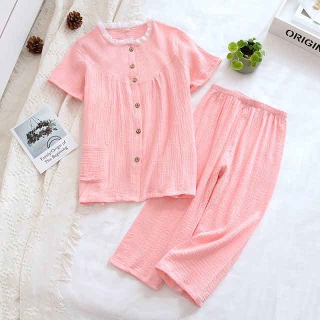 The Lace Collar Original Pajamas-Original Pajamas