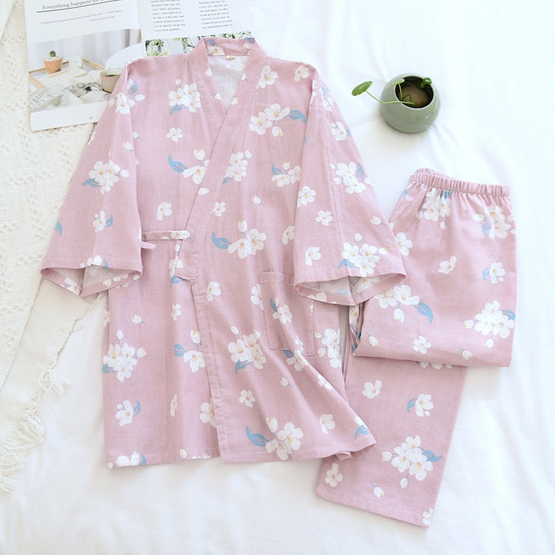 The Cherry Blossom Kimono Original Pajamas-Original Pajamas