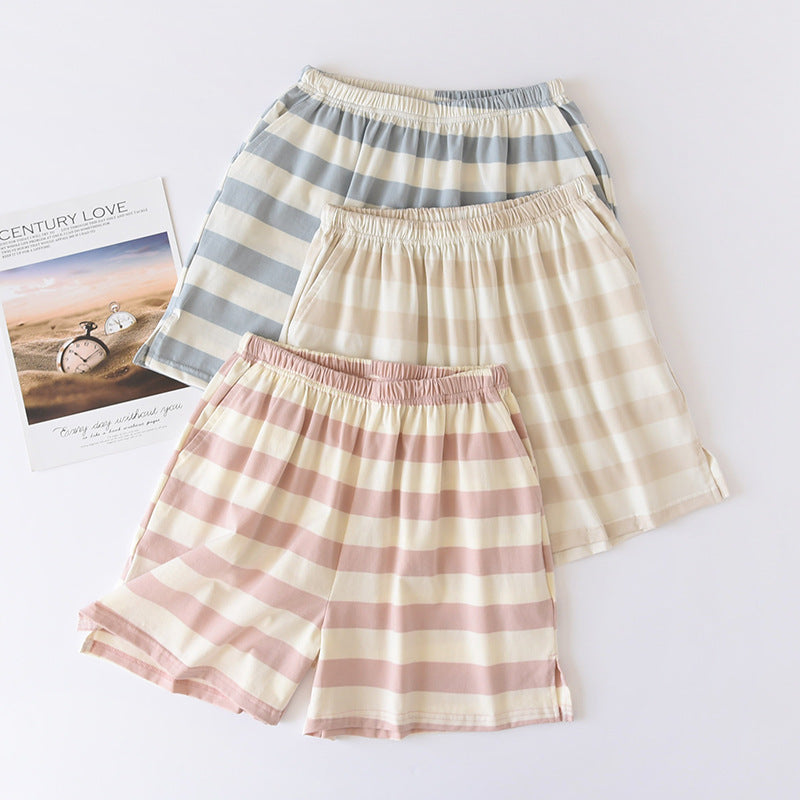 The Pastel Patterned Stripes Bottom Original Pajamas-Original Pajamas