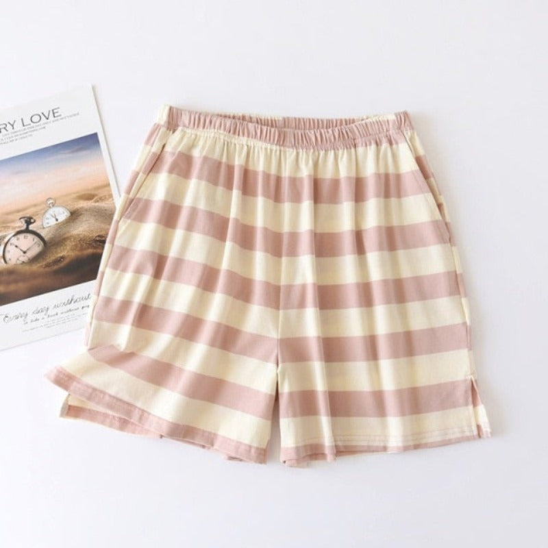 The Pastel Patterned Stripes Bottom Original Pajamas-Original Pajamas