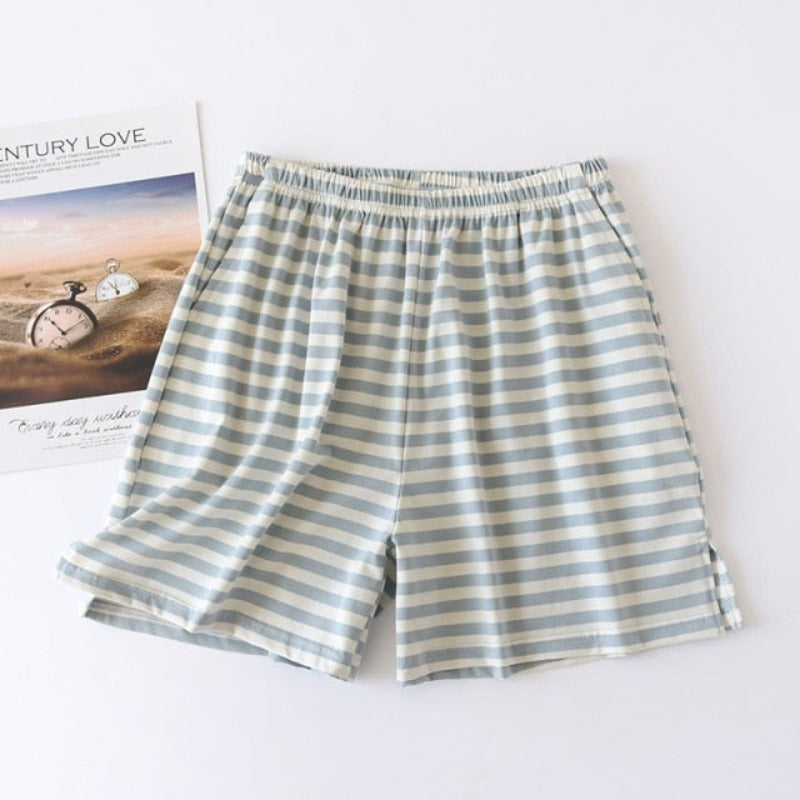The Pastel Patterned Stripes Bottom Original Pajamas-Original Pajamas