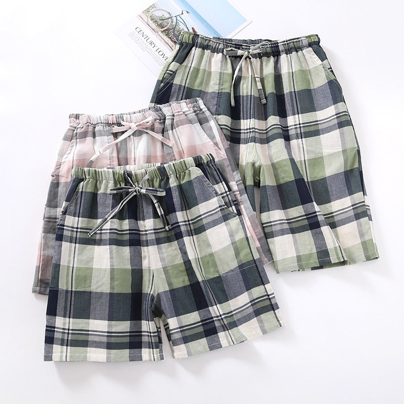 The Plaid Shorts Original Pajamas-Original Pajamas