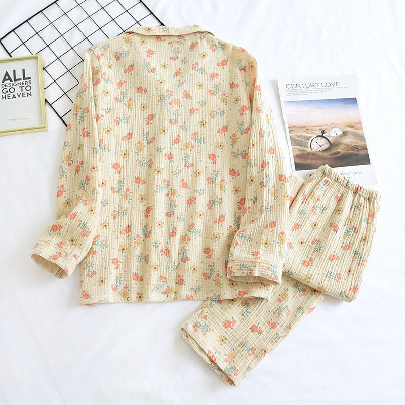 The Long Floral Pajama Set Original Pajamas-Original Pajamas