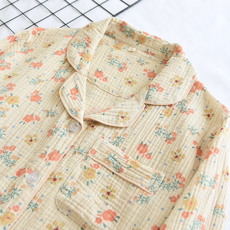 The Long Floral Pajama Set Original Pajamas-Original Pajamas