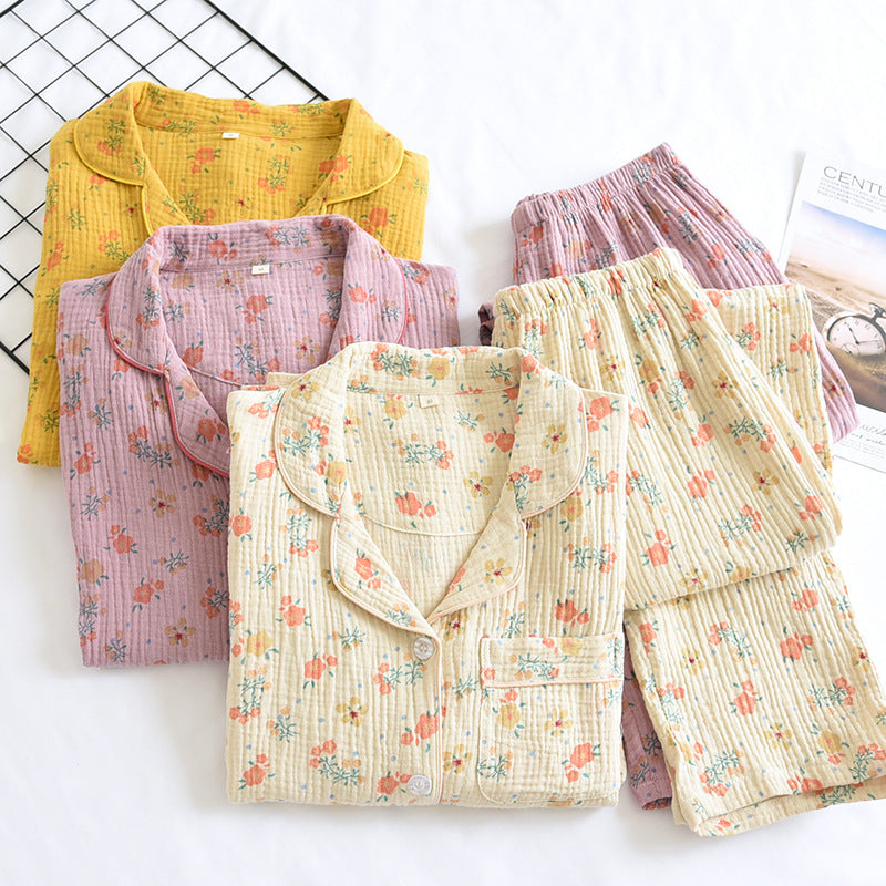 The Long Floral Pajama Set Original Pajamas-Original Pajamas