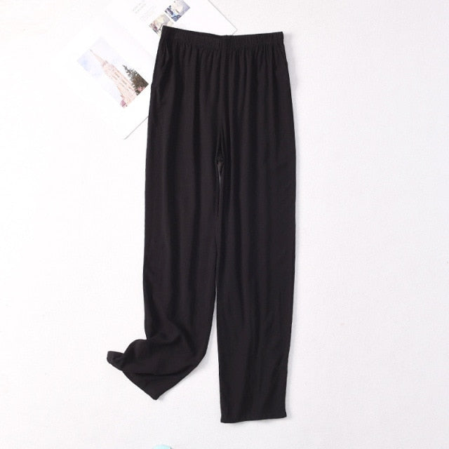 The Solid Green Yellow Black Original Pajamas-Original Pajamas