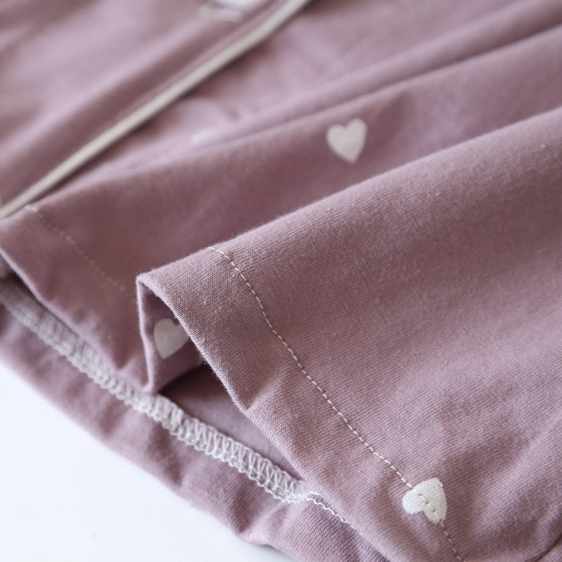 The White Little Hearts Original Pajamas-Original Pajamas