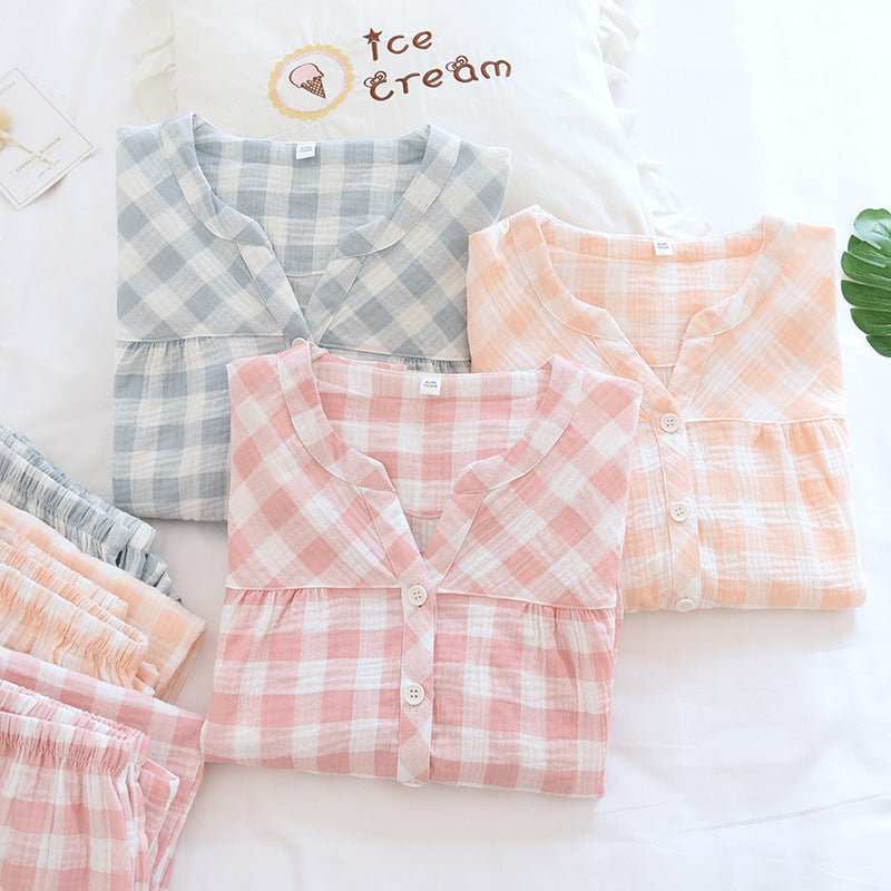 The Plaid Pastel Work Original Pajamas-Original Pajamas