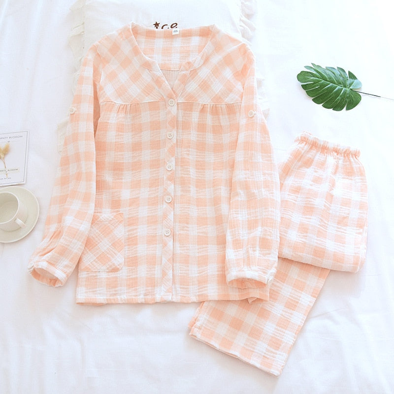 The Plaid Pastel Work Original Pajamas-Original Pajamas