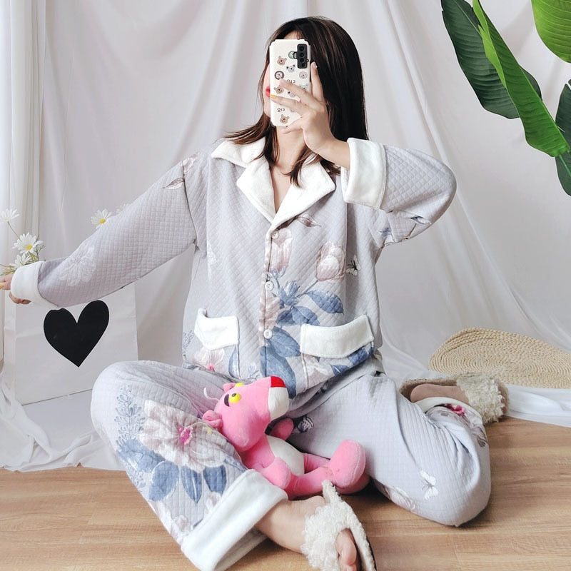 The Elegant Flower Original Pajamas-Original Pajamas