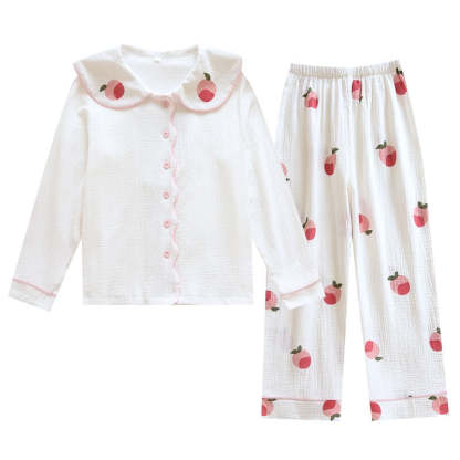 The Peach Matching Set Original Pajamas-Original Pajamas