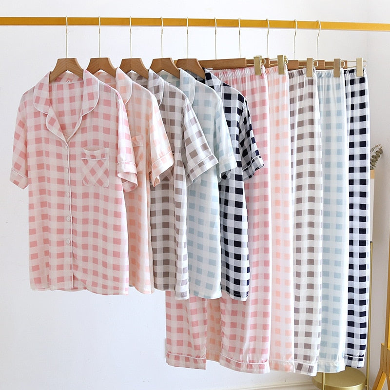 The Simple Plaid Original Pajamas-Original Pajamas
