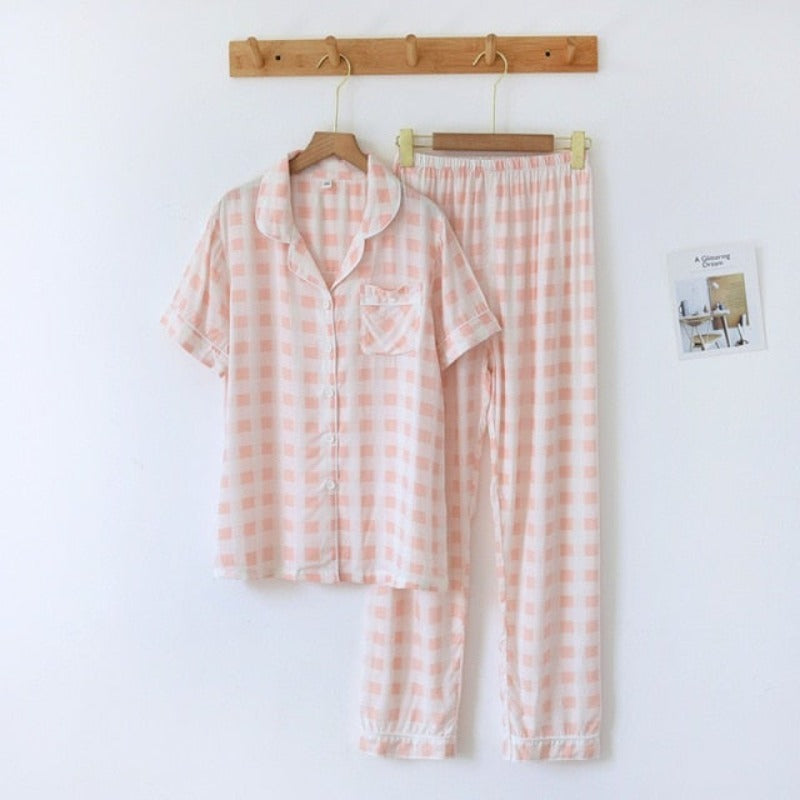 The Simple Plaid Original Pajamas-Original Pajamas