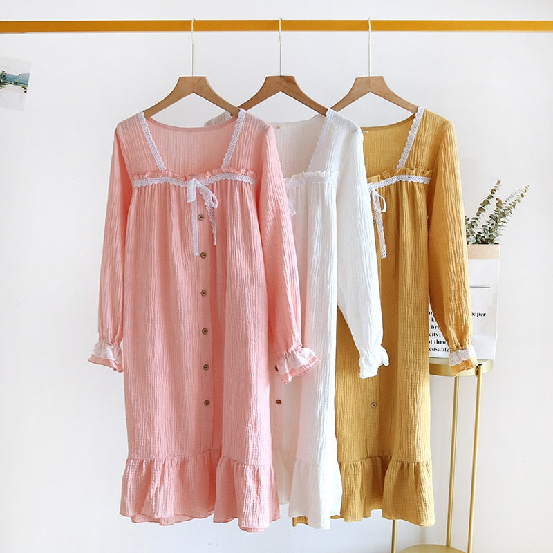 The Unique Laced Solid Original Pajamas-Original Pajamas