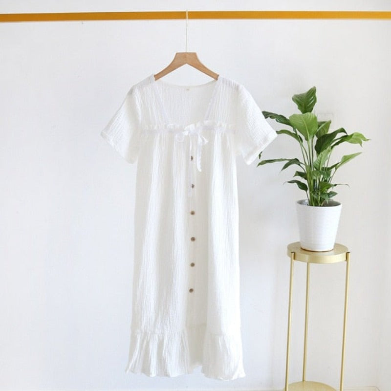 The Unique Laced Solid Original Pajamas-Original Pajamas