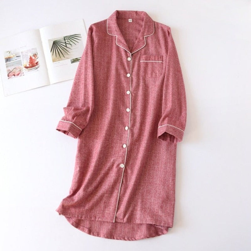 The Light Striped Solid Original Pajamas-Original Pajamas