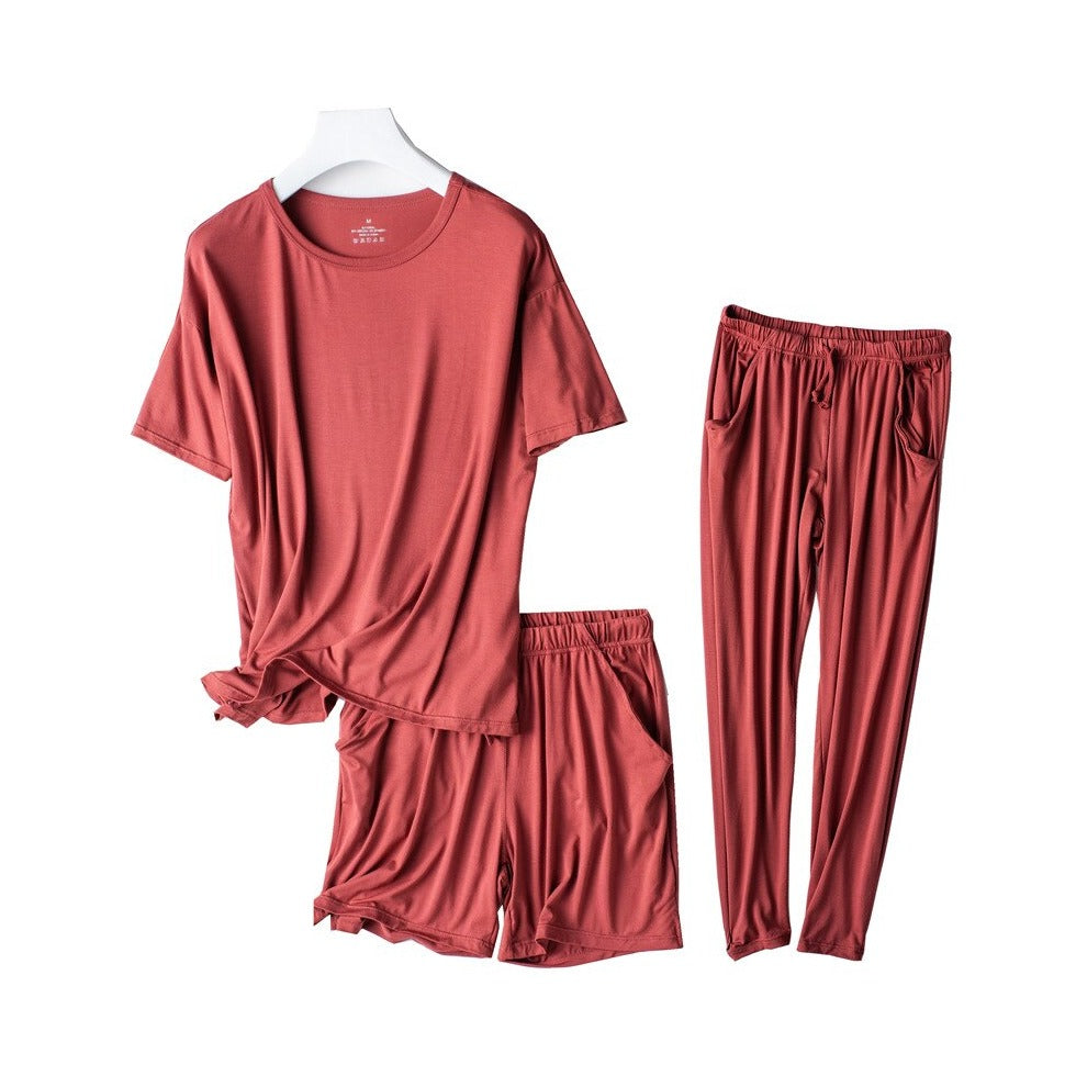 The Spring & Summer 3 Piece Sleepwear Set Original Pajamas-Original Pajamas