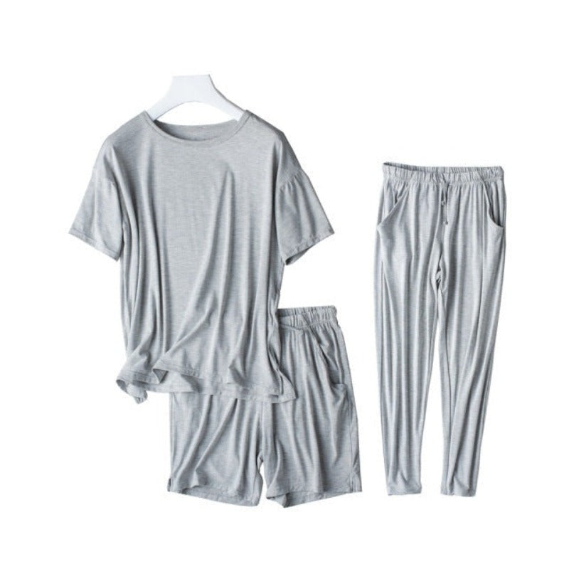 The Spring & Summer 3 Piece Sleepwear Set Original Pajamas-Original Pajamas