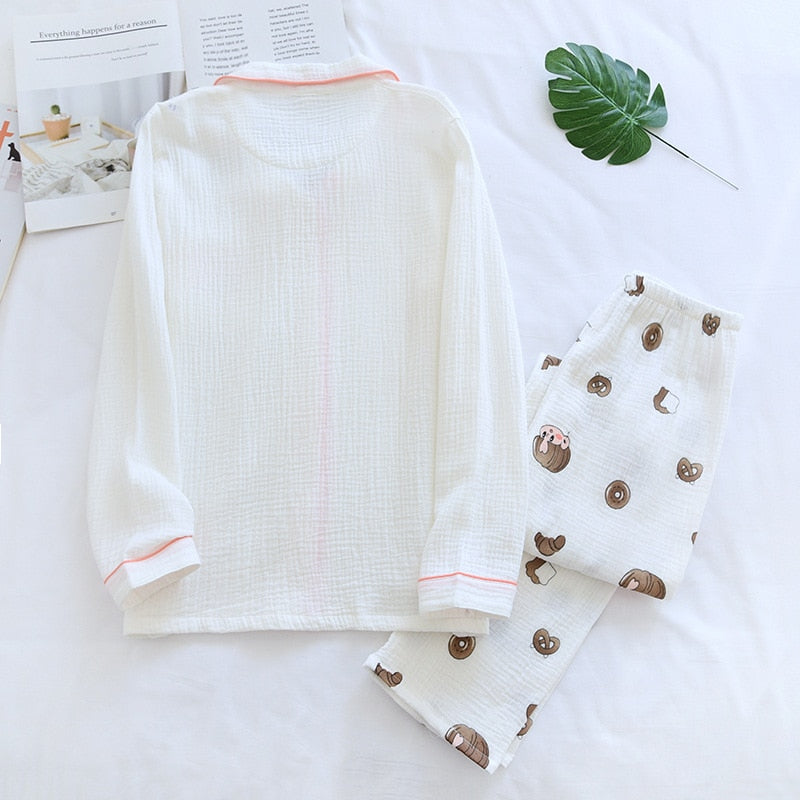 The Donut Print Original Pajamas-Original Pajamas