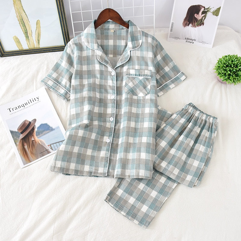 The Summer Plaid Original Pajamas-Original Pajamas