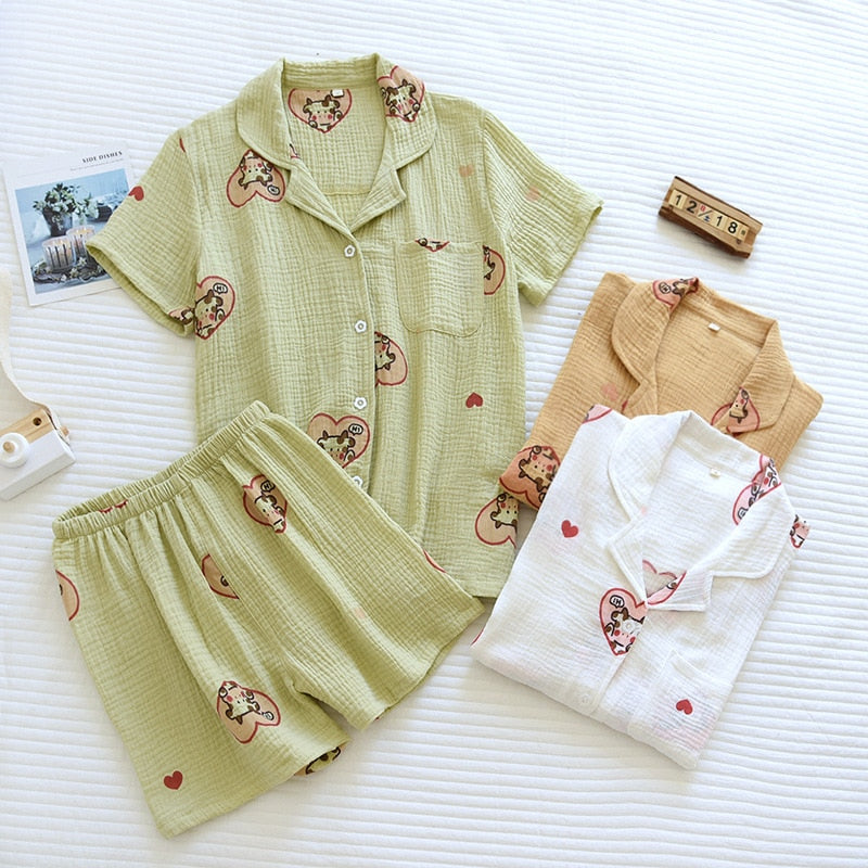 The Romantic Cow Set Original Pajamas-Original Pajamas