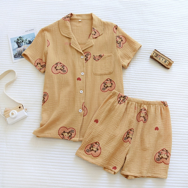 The Romantic Cow Set Original Pajamas-Original Pajamas