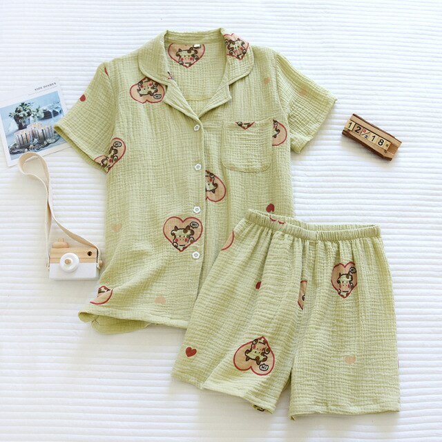 The Romantic Cow Set Original Pajamas-Original Pajamas