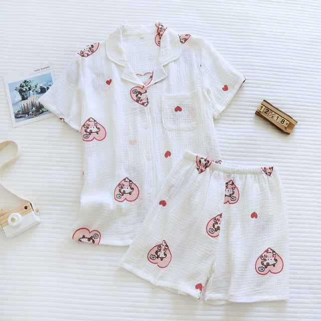 The Romantic Cow Set Original Pajamas-Original Pajamas