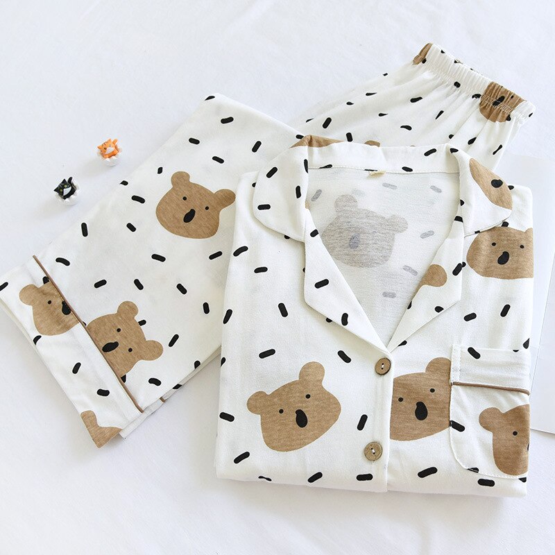 The Dotted Bear Set Original Pajamas-Original Pajamas