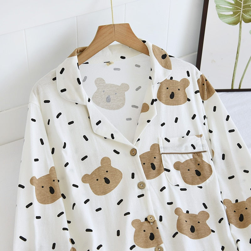 The Dotted Bear Set Original Pajamas-Original Pajamas