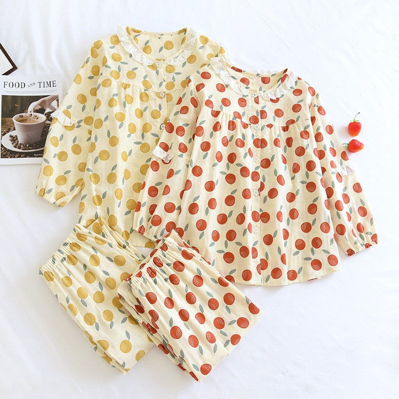 The Mini Oranges Set Original Pajamas-Original Pajamas
