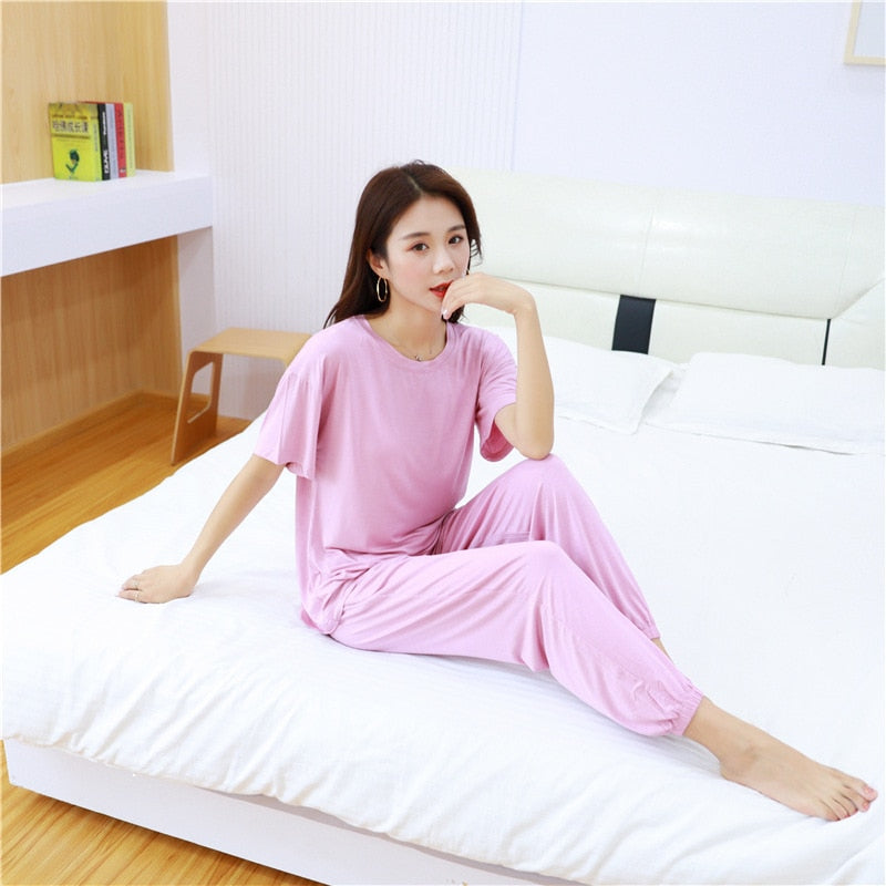 The Solid Modal Pajama Set Original Pajama-Original PajamasThe Solid Modal Pajama Set Original Pajama - Image 9