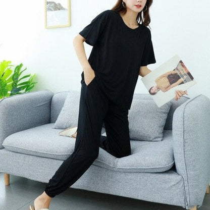 The Solid Modal Pajama Set Original Pajama-Original Pajamas
