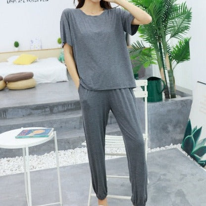 The Solid Modal Pajama Set Original Pajama-Original PajamasThe Solid Modal Pajama Set Original Pajama - Image 5