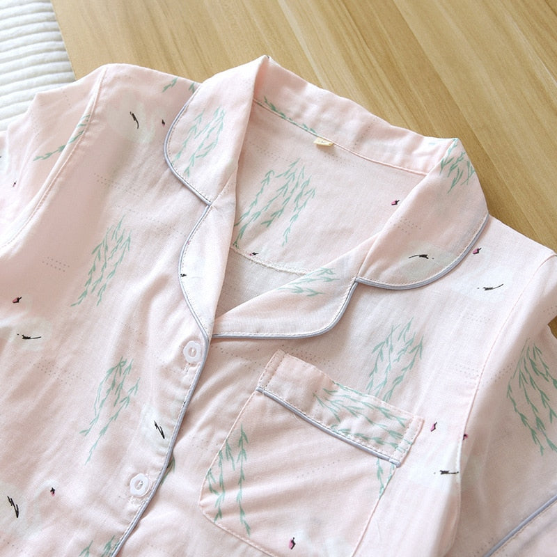 The Cartoon Pajama And Shorts Set Original Pajamas-Original Pajamas