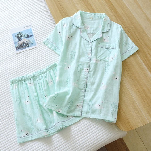 The Cartoon Pajama And Shorts Set Original Pajamas-Original Pajamas