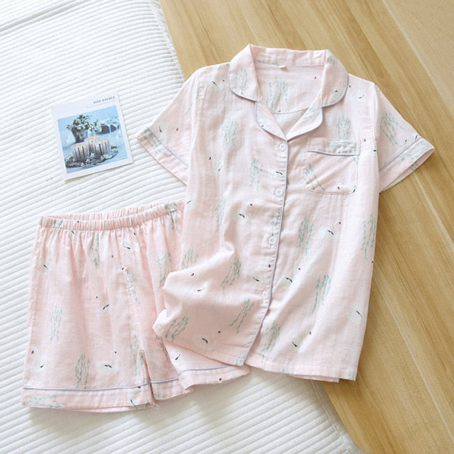 The Cartoon Pajama And Shorts Set Original Pajamas-Original Pajamas