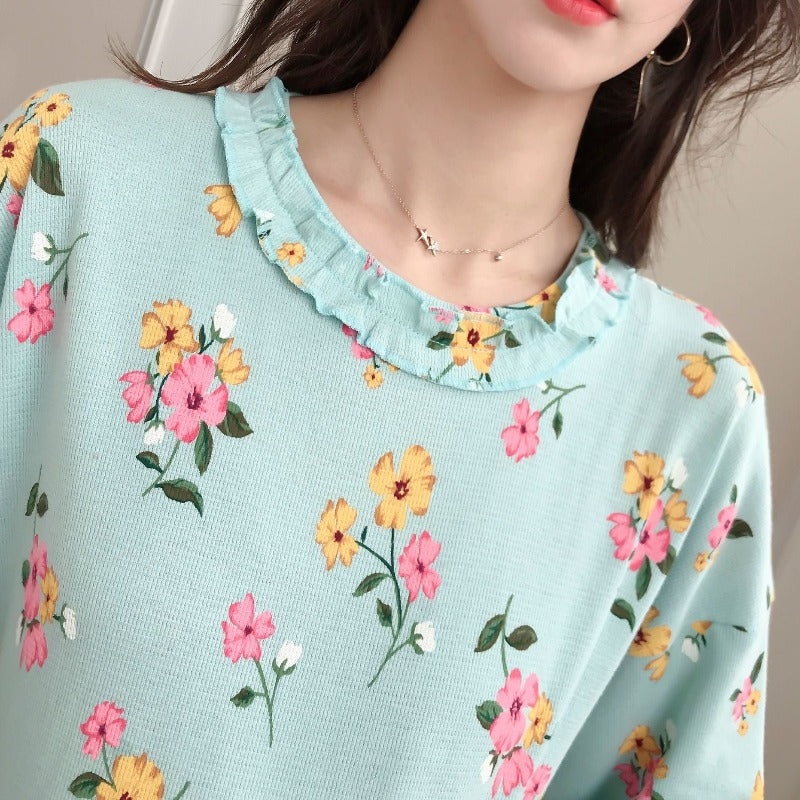 The Knitted Floral Original Pajamas-Original Pajamas