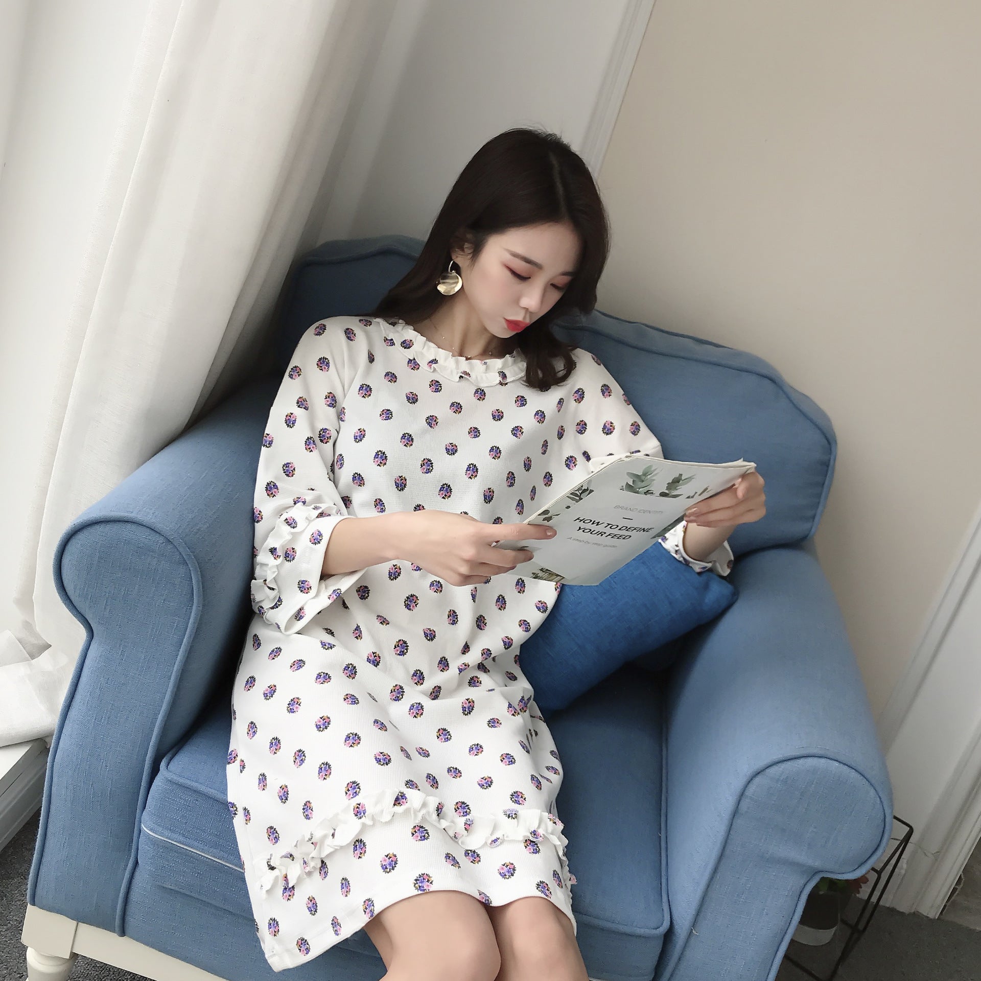 The Knitted Floral Original Pajamas-Original Pajamas